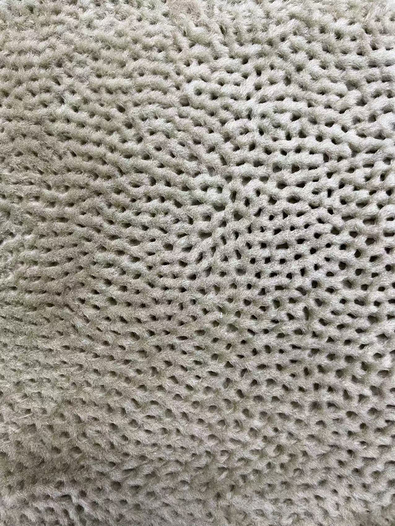 Embossed Texture of Fur And Leather