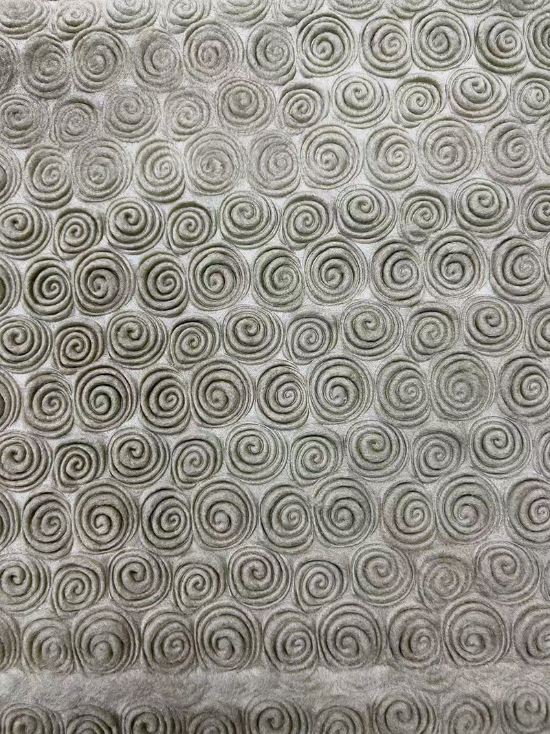 Embossed Texture of Fur And Leather